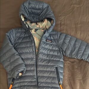 Patagonia reversible boys puffer jacket